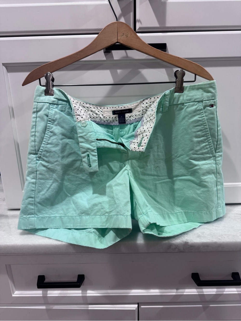 Tommy Hilfiger Mint Green Women's Bermuda Shorts